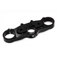 CNC Racing Upper for Triple Clamp Kit for Ducati Scrambler, Color: Black - only works with PSA08B + PSB08B